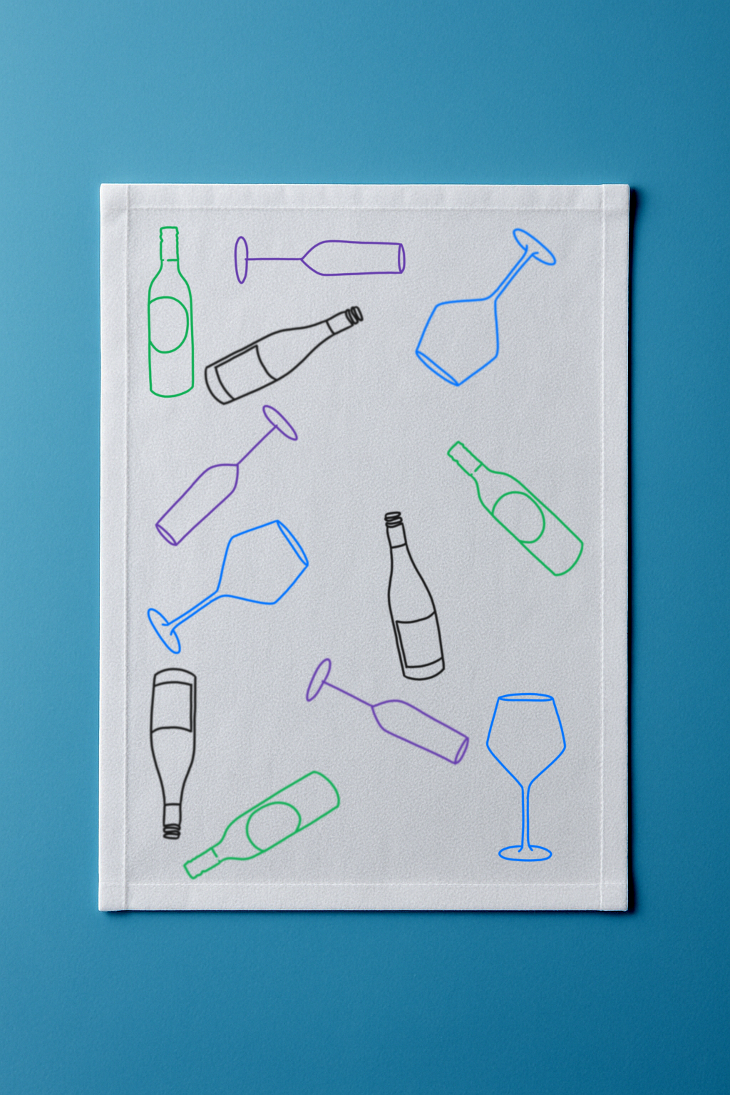 Night Drinks - Tea Towel